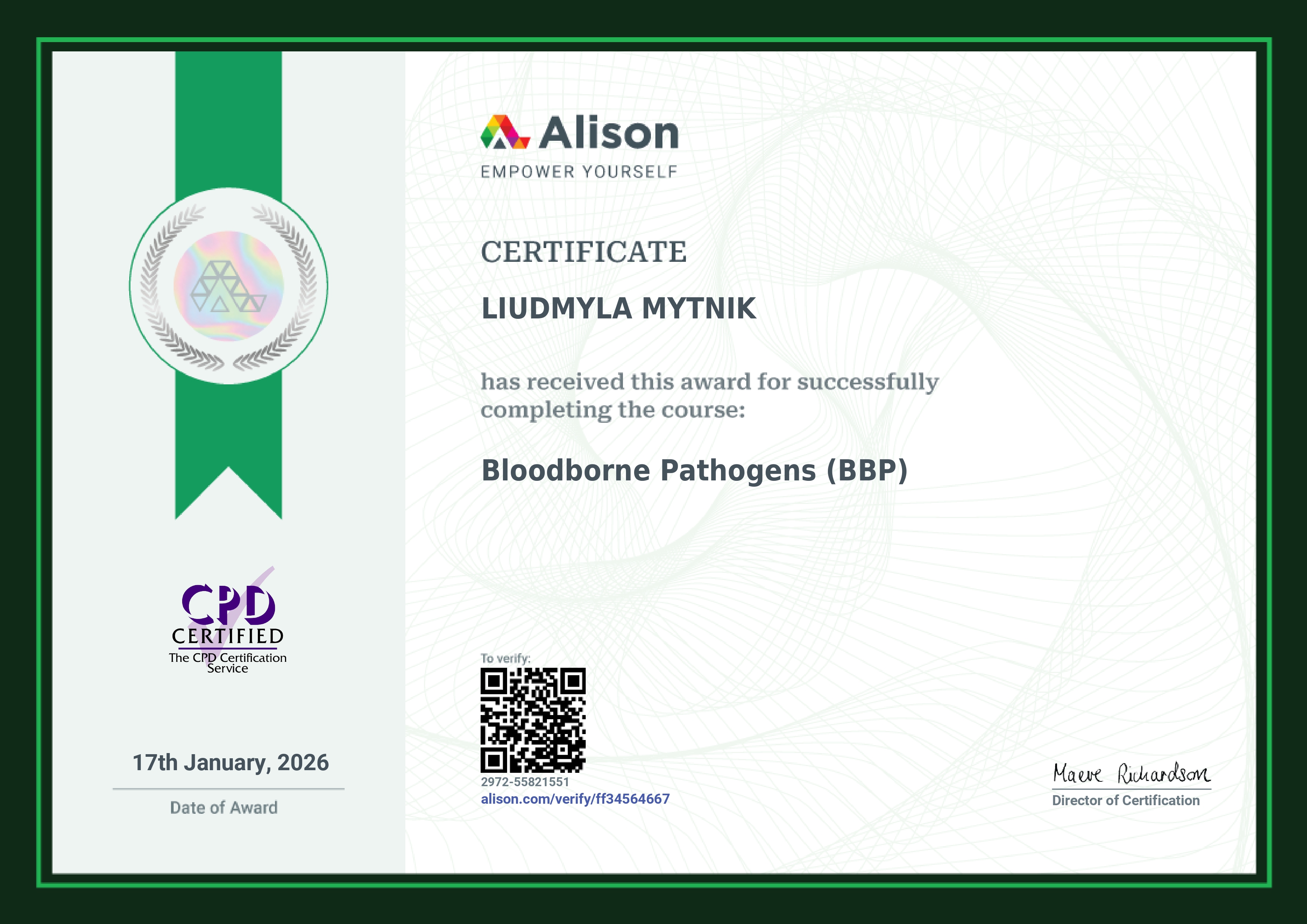 Bloodborne Pathogens (BBP)