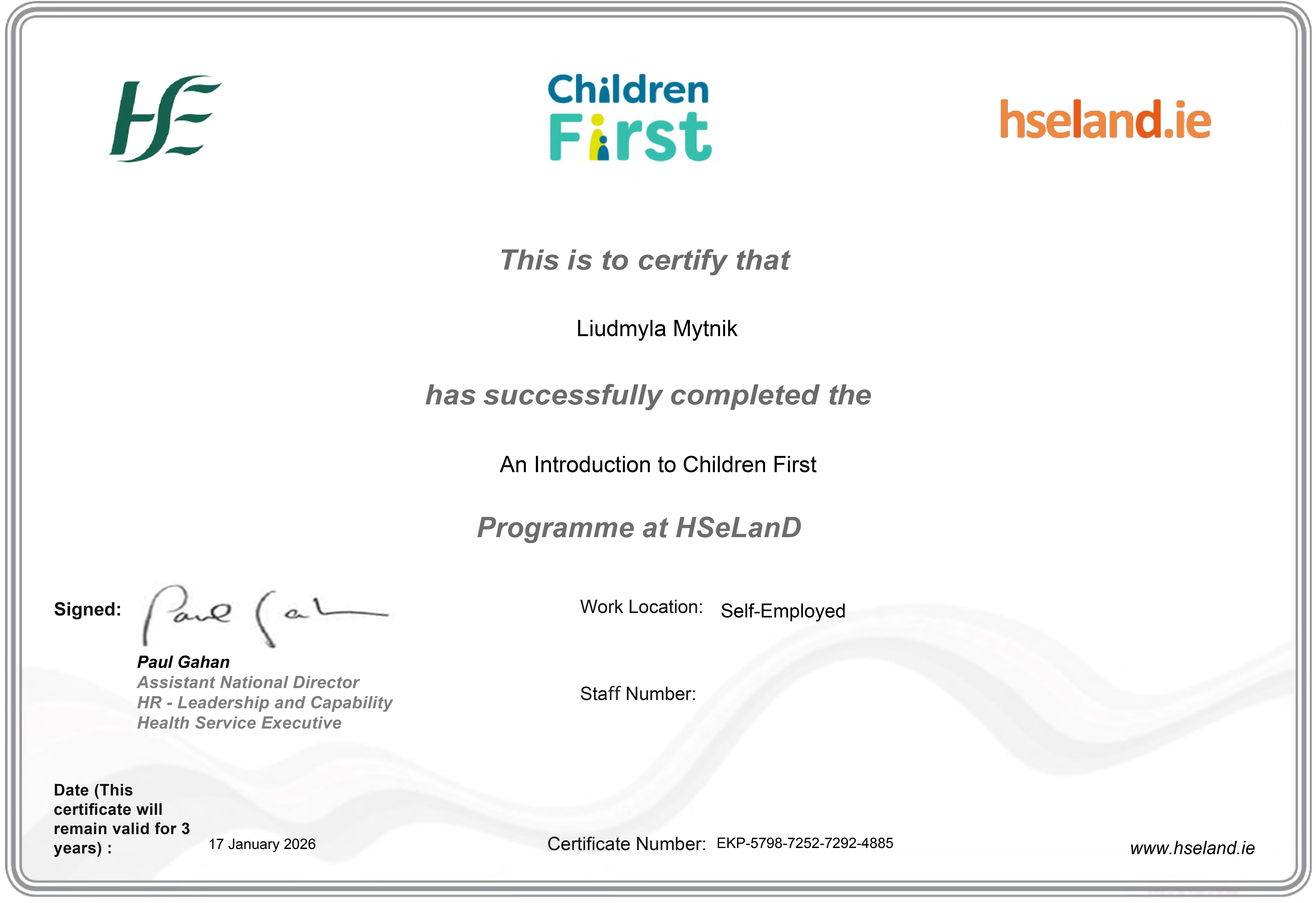 An Introduction to Children First