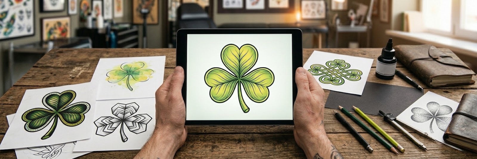 Shamrock Tattoo Designs: Clean Irish Ideas